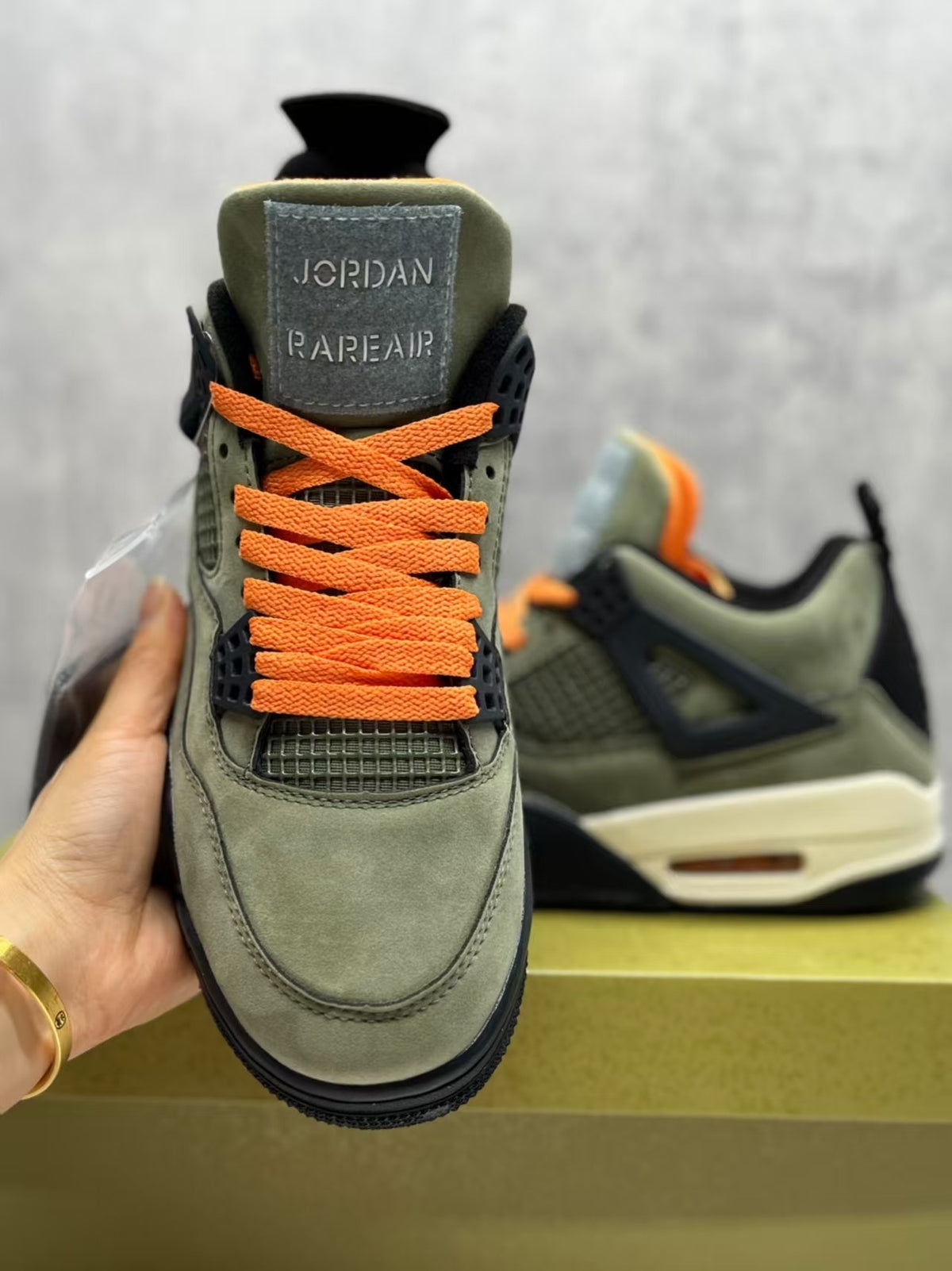 Air Jordan 4 Retro Olive Green | Mossbound Notes