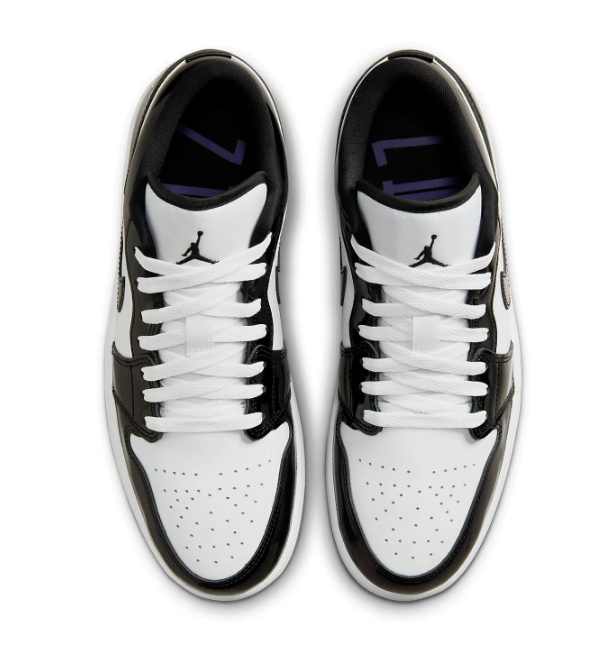 Air Jordan 1 Low SE 'Black White Concord' (F1C329) | Contrast Almanac